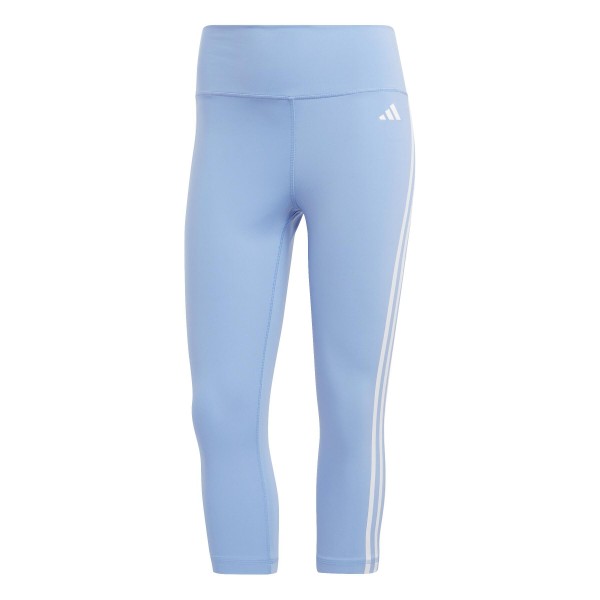 Adidas Damen Train Essentials 3-Stripes 3/4 Tight Leggings blau-weiß