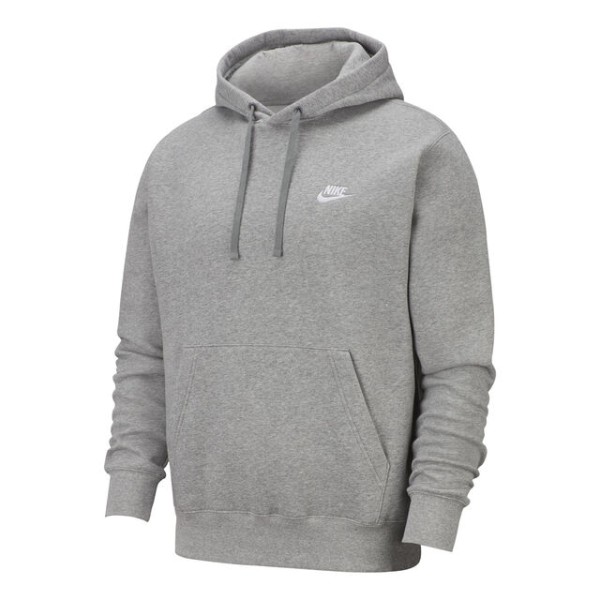 Nike Herren Sportswear Club Fleece Hoodie Kapuzenpullover grau