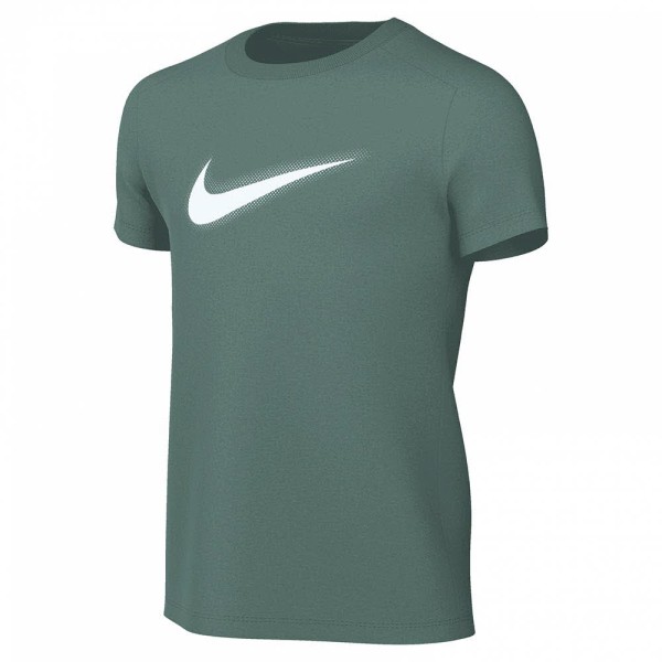 Nike Kinder Dri-Fit Icon T-Shirt Sportshirt grün-weiß