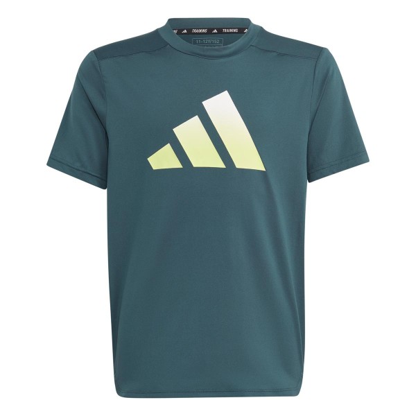 Adidas Kinder Train Icons Sportshirt Trainingsshirt petrol