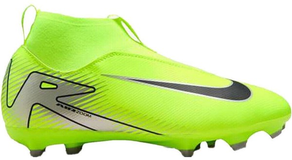 Nike Junior Zomm Superfly 10 Academy Fußballschuh FG/ MG neon- gelb, silber, schwarz