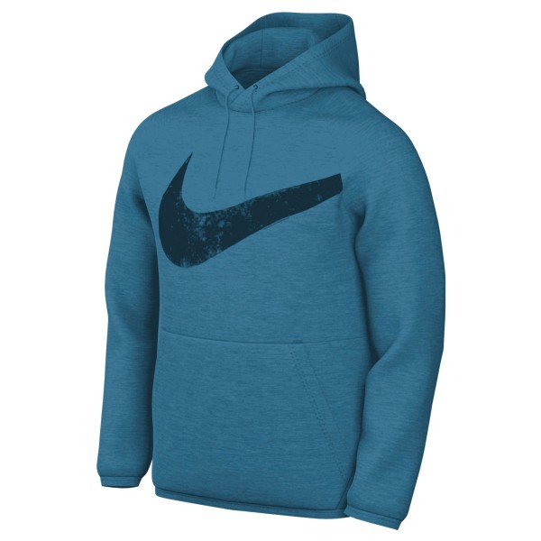 Nike Herren Therma- Fit Pullover Sport- Freizeit Hoodie blau