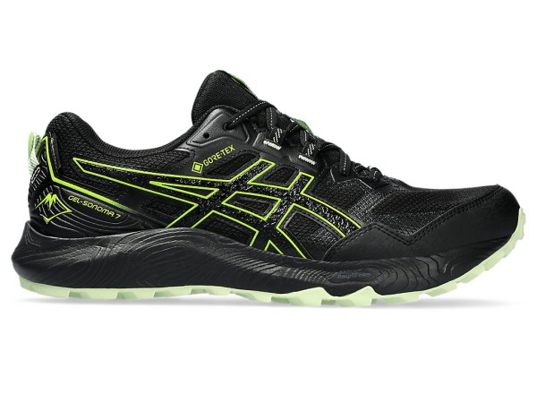 Asics Herren Gel- Sonoma 7 GTX Laufschuh Trailrunningschuh schwarz- gelb