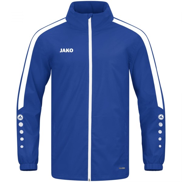 Jako Kinder Power Allwetterjacke Regenjacke royal-weiß