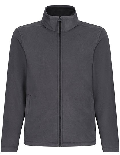 Regatta Herren Micro Full Zip Fleece Jacke grau