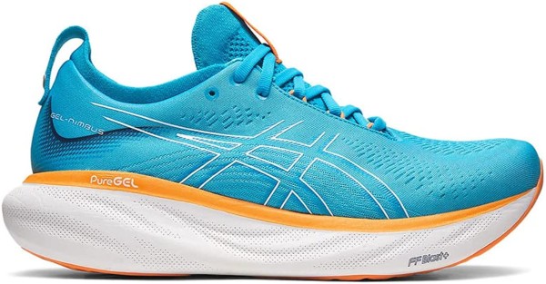 Asics Herren Gel-Nimbus 25 Laufschuh blau-weiß