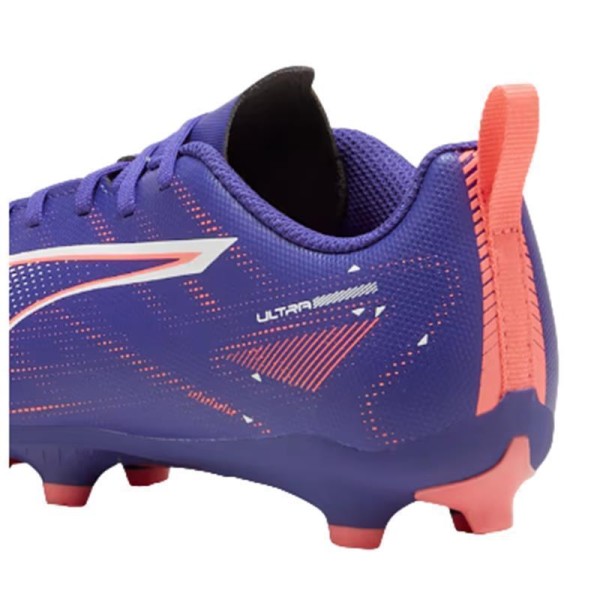 Puma Kinder Ultra 5 Play FG/AG Fußballschuh blau-pink