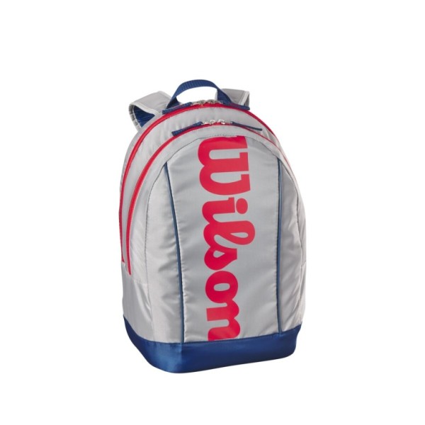 Wilson Junior Backpack Tennisrucksack grau-rot-blau