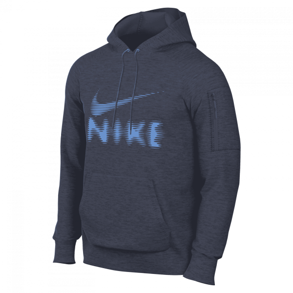 Nike Herren Therma- Fit Pullover Trainingshoodie blau