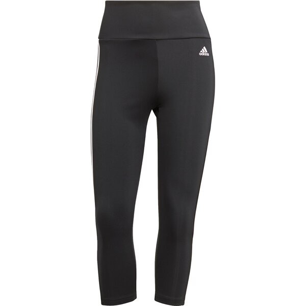 Adidas Damen Design To Move 3-Streifen 3/4 Tight Leggings schwarz-weiß
