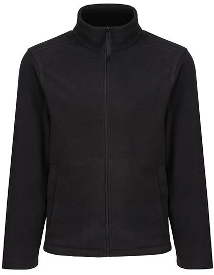 Regatta Herren Micro Full Zip Fleece Jacke schwarz