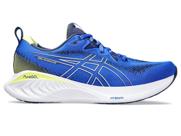 Asics Herren Gel-Cumulus 25 Laufschuh blau-weiß-gelb