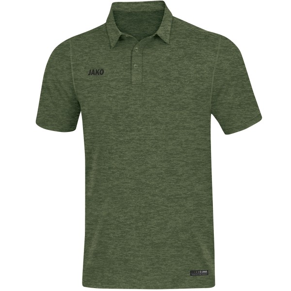 Jako Herren Premium Basics Poloshirt khaki meliert