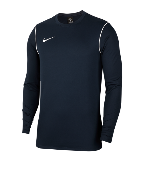 Nike Herren Park 20 Trainingsshirt Langarmshirt blau weiß