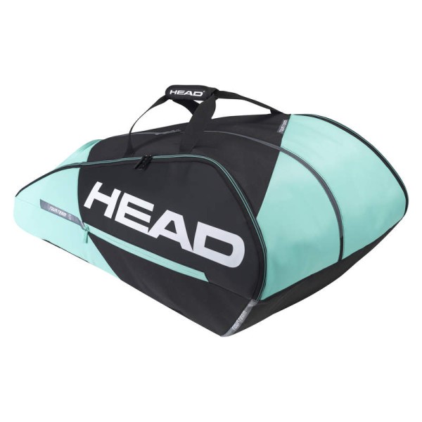 Head Tour Team 12R Monstercombi Tennistasche Schlägertasche schwarz-mint