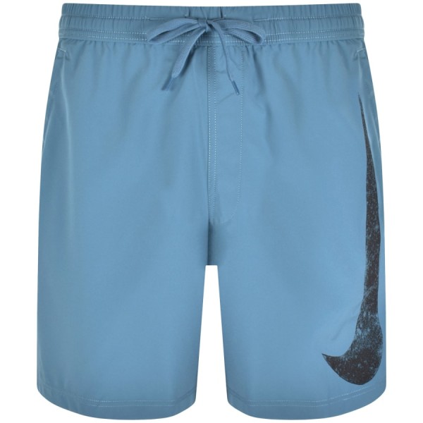 Nike Herren Form Swoosh Dri- Fit Shorts Trainingsshort blau- schwarz