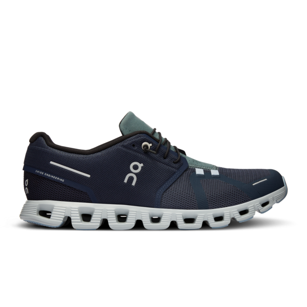 ON Herren Cloud 5 Laufschuh Freizeitschuh dunkelblau-blau