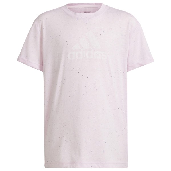 Adidas Mädchen Future Icons Big Logo T-Shirt Freizeitshirt rosa/weiß