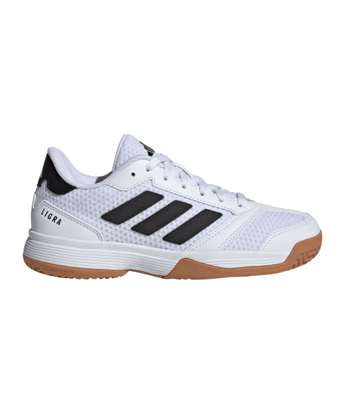 Adidas Kinder Ligra 8 Sportschuh Hallenschuh weiß schwarz