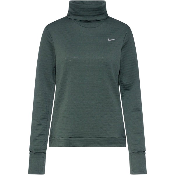 Nike Damen Therma- Fit Swift Element Langarmshirt Trainingsshirt olive- grün