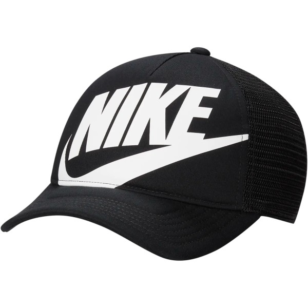 Nike Kinder Rise Structured Cap schwarz- weiß One Size