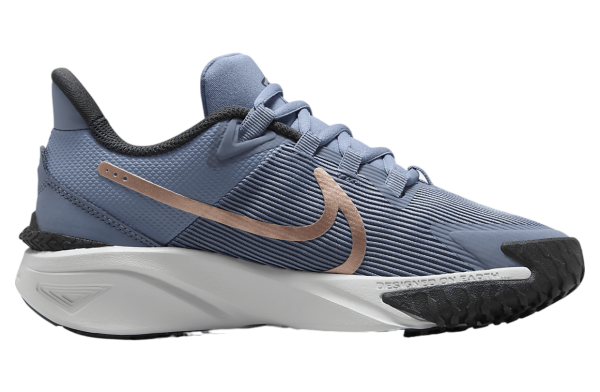 Nike Kinder Star Runner 4 Fitness/ Frizeitschuh grau- rosegold- weiß