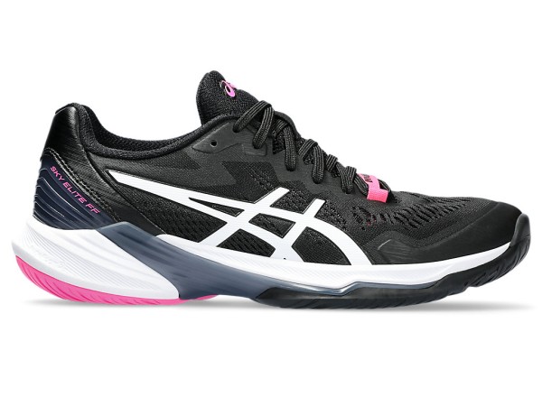 Asics Damen Sky Elite FF 2 Volleyballschuh Indoorschuh schwarz-weiß-pink