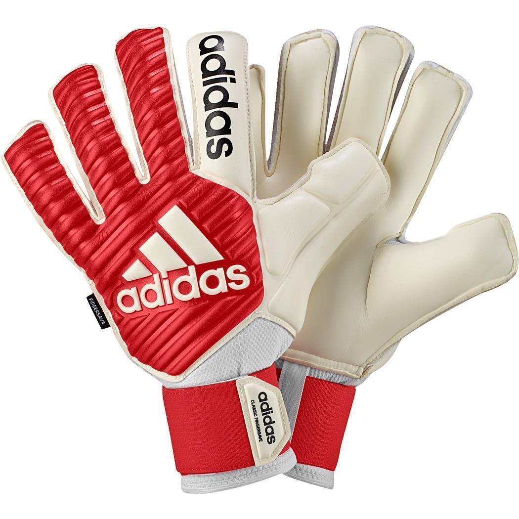 Adidas Classic Fingersave TW Handschuhe rot weiB Torwarthandschuhe Fussball Sportarten MAM SPORT von Sportler zu Sportler