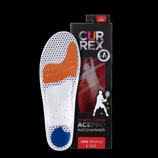 Currex Ace Pro Tennis Einlegesohle low rot