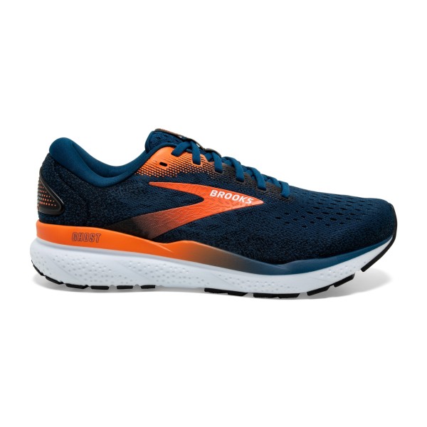 Brooks Herren Ghost 16 Laufschuh dunkelblau-orange