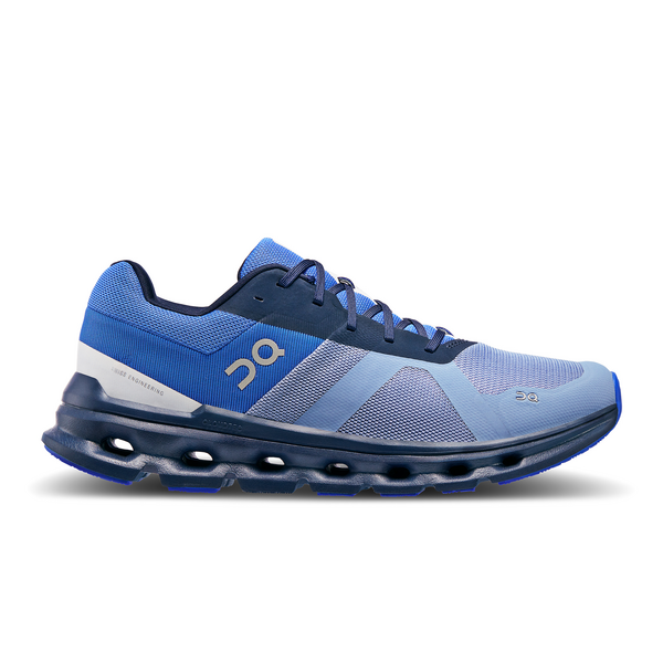 ON Herren Cloudrunner Laufschuh blau-metall