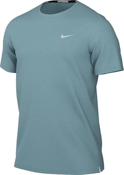 Nike Herren Dri-Fit UV Miler Laufshirt Sportshirt türkis