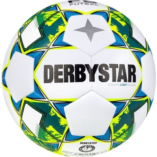 Derbystar FB- Futsal Stratos Light v23 Fußball weiß gelb blau