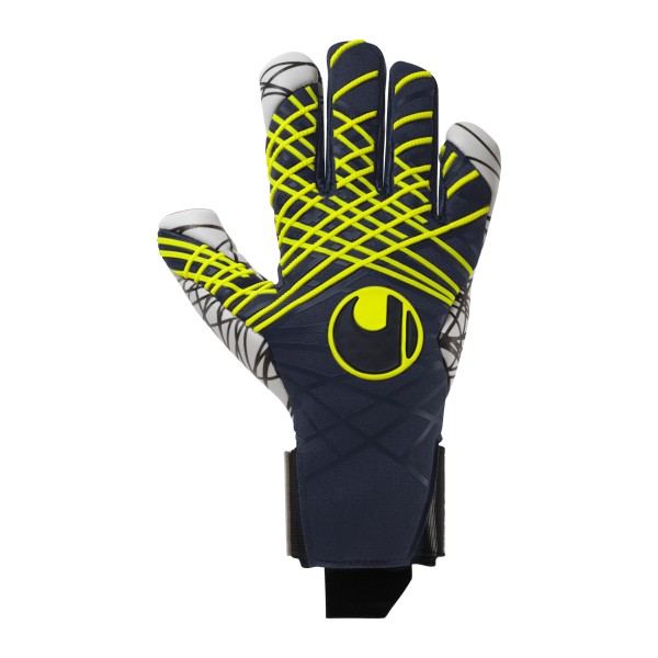 Uhlsport Unisex Prediction Ultragrip HN Torwarthandschuhe marine weiß gelb