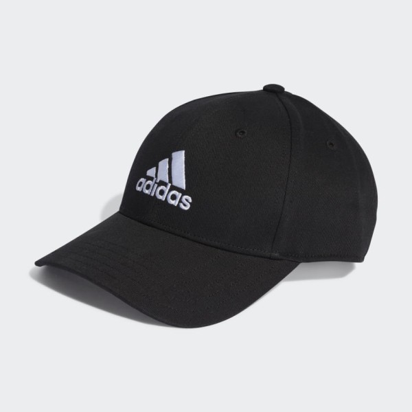 Adidas Cotton Twill BBall Cap Mütze schwarz-weiß