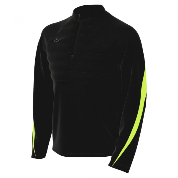 Nike Kinder Therma- Fit Academy Big Kids Sweatshirt Trainingssweatshirt schwarz, neon- gelb