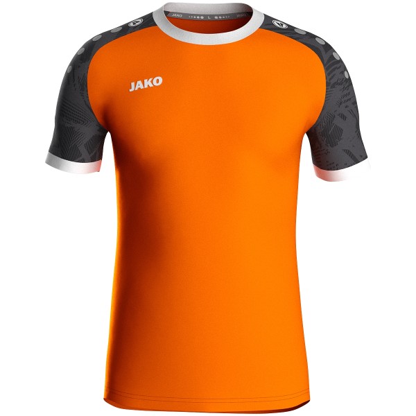 Jako Herren Iconic Trikot neonorange-schwarz