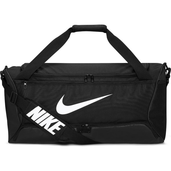 Nike Brasilia 9.5 Trainingstasche Sporttasche 60L schwarz-weiß