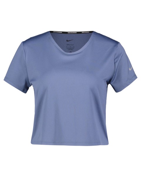 Nike Damen Dri-FIT One Standard Trainingsshirt Fitnessshirt blau