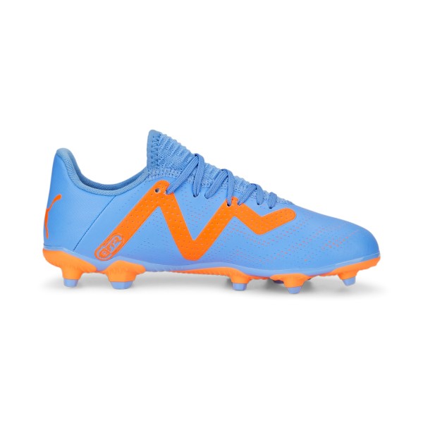 Puma Kinder Future Play FG/AG Fußballschuh blau-orange