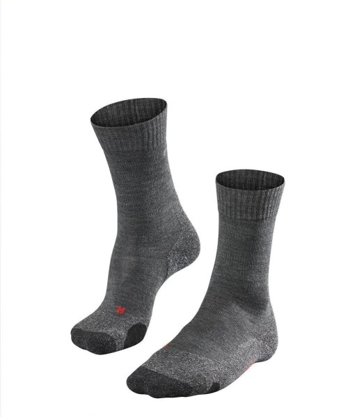 Falke Herren Wandersocken Trekkingsocken Strümpfe TK 2 asphalt melange