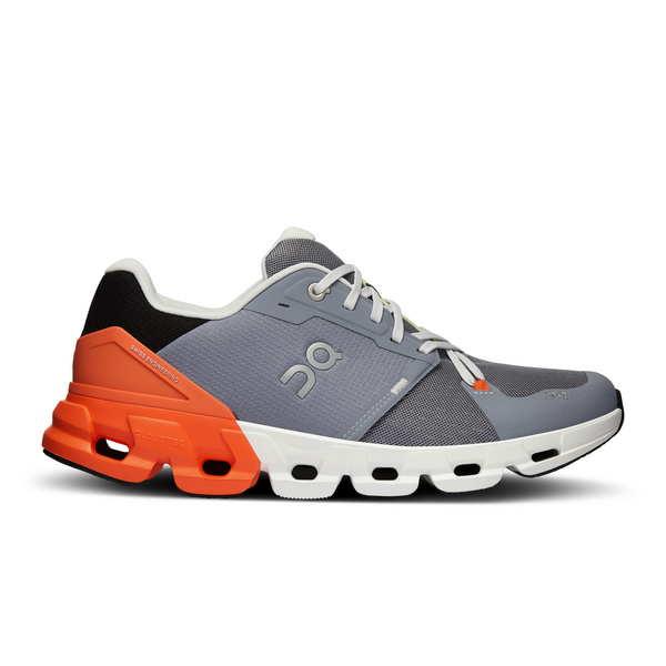 ON Herren Cloudflyer 4 Laufschuh flieder-orange-weiß