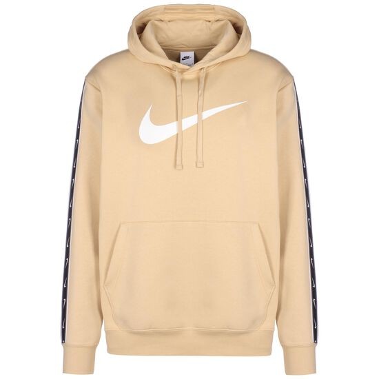 Nike Herren Sportswear Repeat Fleece Hoodie Kapuzenpullover beige