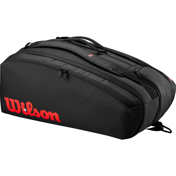 Wilson Clash V3 15PK Raquet Bag Tennisstasche schwarz, rot