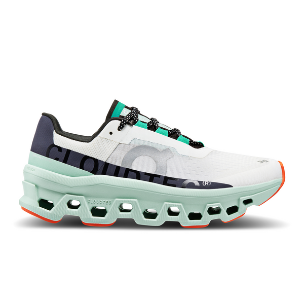 ON Herren Cloudmonster 1 Laufschuh weiß-mint