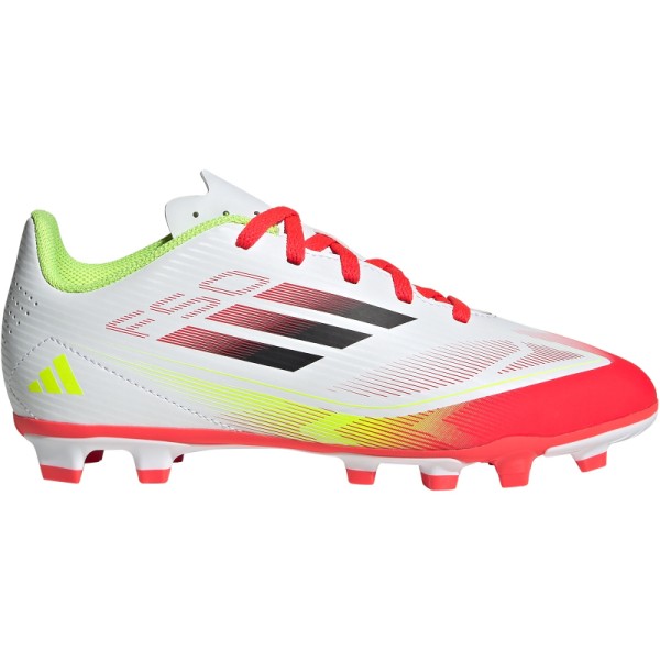 Adidas Kinder F50 Club FG/MG Fußballschuh weiß, pink, neon- gelb