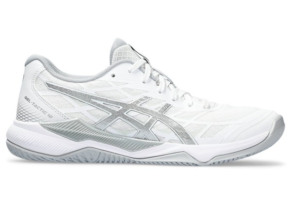 Asics Damen Gel-Tactic 12 Hallenschuh Indoorschuh weiß-silber