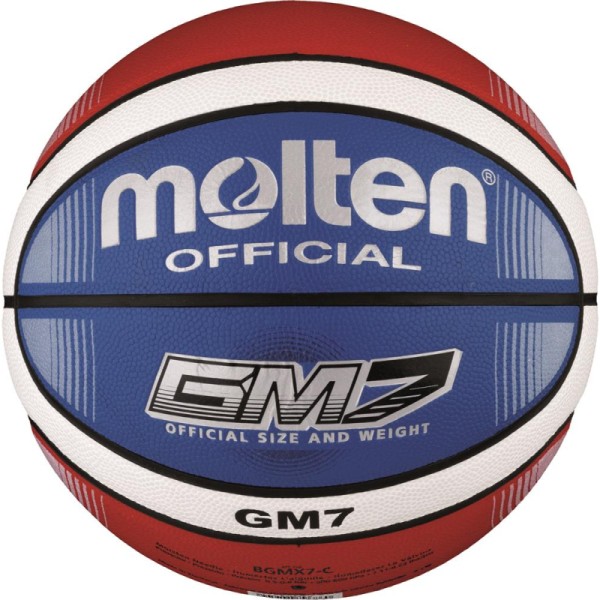 Molton BGMX7- C Basketball blau, rot, weiß