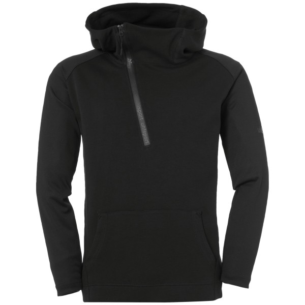 Uhlsport Herren Essential Pro Zip-Hoodie Kapuzenpullover schwarz