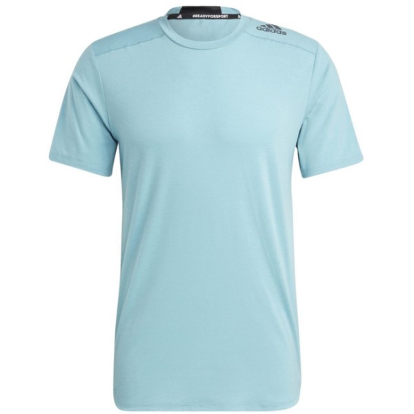 Adidas Herren D4T Funktionsshirt Trainingsshirt blau